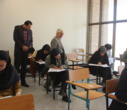 بازدید ریاست دانشگاه از روند برگزاری امتحانات پایان نیمسال اول