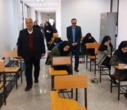 بازدید دکتر صادقی سمرجانی، سرپرست دانشگاه، از روند برگزاری کنکور سراسری در مقطع کارشناسی ارشد و دکتری