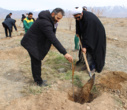 برگزاری مراسم درختکاری با حضور سرپرست دانشگاه