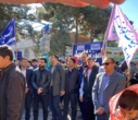 حضور کارکنان دانشگاه نیشابور در راهپیمایی یوم‌الله ۱۳ آبان