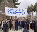 حضور پرشور کارکنان و دانشجویان دانشگاه نیشابور در راهپیمایی ۲۲ بهمن