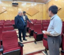 بازدید رئیس دانشگاه نیشابور از بخش‌های مختلف دانشکده هنر