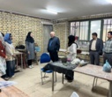 بازدید رئیس دانشگاه نیشابور از بخش‌های مختلف دانشکده هنر