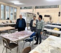 بازدید رئیس دانشگاه نیشابور از بخش‌های مختلف دانشکده هنر