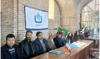 برپائی هشتمین میز خدمت دانشگاه نیشابور در  محل نماز جمعه