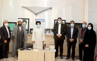 دیدار سرپرست محترم دانشگاه نیشابور و اعضاء هیأت رئیسه با امام جمعه محترم شهرستان