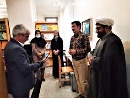 اهداء تجهیزات به کتابخانه مرکزی دانشگاه نیشابور توسط خیر نیک اندیش