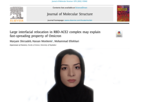 چاپ مقاله دانشجوی دانشگاه نیشابور در یکی از مجلات معتبر بین‌المللی با نمایه JCR