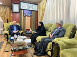 دیدار سرپرست دانشگاه نیشابور به همراه نماینده مجلس شورای اسلامی با وزیر علوم، تحقیقات و فناوری