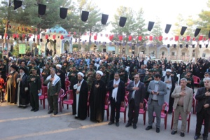 آیین غبارروبی و عطرافشانی مزار شهدای گمنام به مناسبت بزرگداشت هفته دفاع مقدس