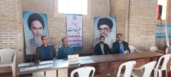 برپائی میز خدمت دانشگاه نیشابور در مسجد جامع