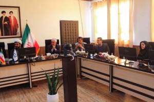 نشست صمیمانه هیأت رئیسه دانشگاه با اعضاء هیأت علمی دانشکده فنی و مهندسی