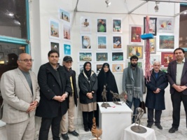 افتتاح نمایشگاه تخصصی آثار هنری دانشجویان دانشکده هنر دانشگاه نیشابور