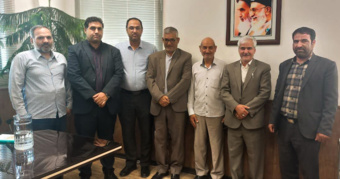 دیدار فرمانده بسیج ادارت شهرستان و هیات همراه با ریاست دانشگاه نیشابور