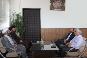 دیدار مسئولین اداره اوقاف شهرستان با ریاست دانشگاه