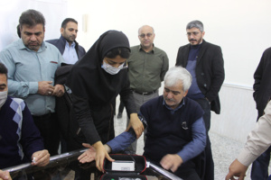 برپائی ایستگاه پایش سلامت در دانشگاه