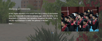 رونمایی از زیرسایت انگلیسی دانشگاه