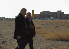 بازدید مسئول امور بخشی و نماینده سازمان برنامه و بودجه کشور از طرح‌های عمرانی دانشگاه