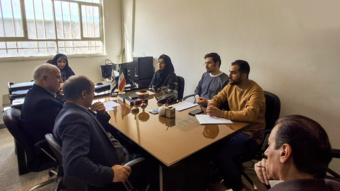 نشست اعضاء شورای صنفی دانشجویان با دکتر صادقی سمرجانی سرپرست دانشگاه