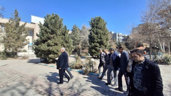 بازدید سرپرست دانشگاه از دانشکده هنر