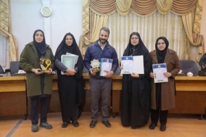 تقدیر از مدال آوران اولین دوره المپیاد کارکنان و اساتید خانم دانشگاه‌ها و موسسات آموزش عالی نیشابور