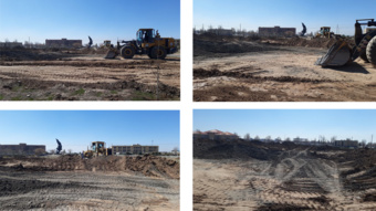 اجرای پروژه توسعه فضای سبز دانشگاه با احداث پارک عطار آغاز شد