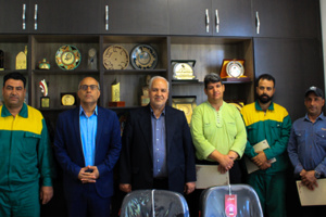 تقدیر از دستان سبز دانشگاه