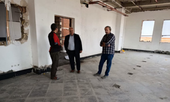 سرپرست دانشگاه از روند تکمیل پروژه دانشکده علوم پایه و فنی مهندسی بازدید کرد