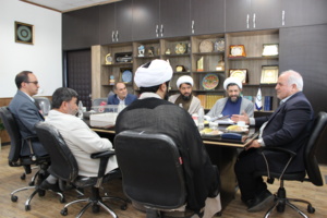 نشست مشترک رئیس دفاتر نهاد نمایندگی مقام معظم رهبری در دانشگاه‌های خراسان رضوی با رئیس دانشگاه نیشابور