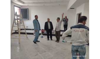 بازدید فرماندار محترم نیشابور از  روند تکمیل دانشکده علوم پایه