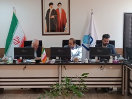 نشست نماینده شهرستان نیشابور جناب آقای مهندس رستمی و دکتر یزدانی رییس پردیس هوش مصنوعی معاونت علمی ریاست جمهوری با ریاست دانشگاه و اعضای هیأت علمی