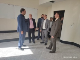 بازدید معاون استاندار و فرماندار محترم نیشابور از روند ساخت دانشکده علوم پایه