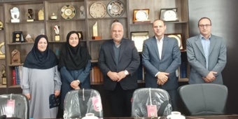 جلسه تکریم و معارفه رئیس آزمایشگاه مرکزی دانشگاه نیشابور برگزار شد