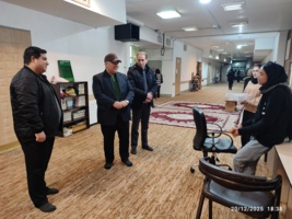 بازدید رئیس دانشگاه نیشابور از خوابگاه‌های دانشجویی