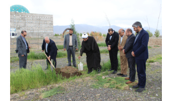 آغاز سال ۱۴۰۵ با درختکاری در دانشگاه نیشابور؛ یادبود شهدای جنگ تحمیلی