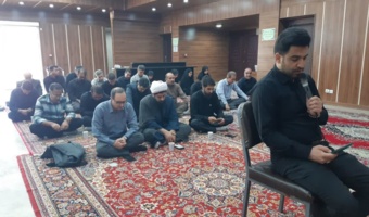 برگزاری مراسم قرائت زیارت عاشورا و کارگاه آشنایی با سلاح در دانشگاه نیشابور