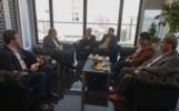 نشست ریاست دانشگاه با مدیر عامل بانک قرض الحسنه مهر ایران استان