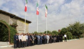 اهتزاز پرچم جمهوری اسلامی ایران در دانشگاه نیشابور