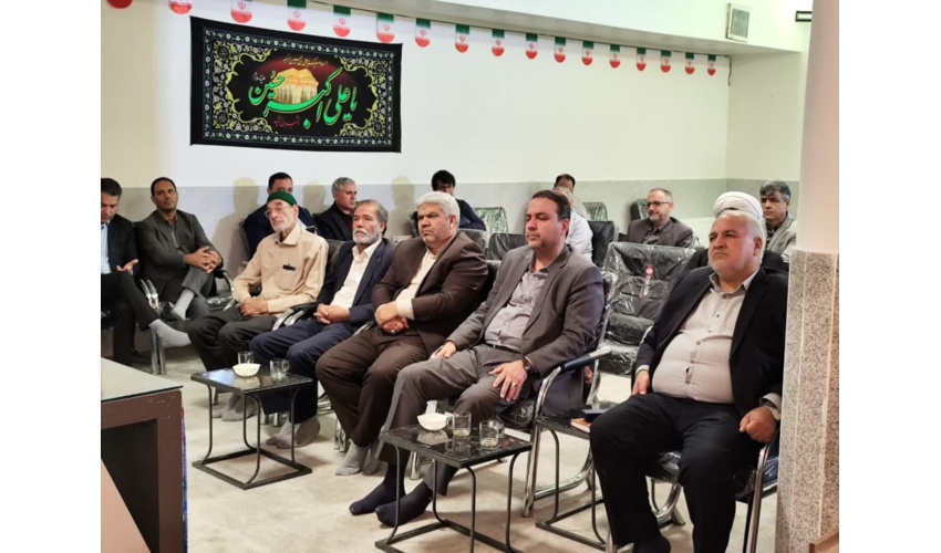 حضور رئیس دانشگاه نیشابور در جلسه شورای فرهنگ عمومی شهرستان