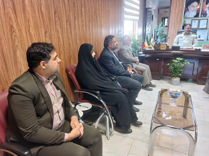 دیدار ریاست دانشگاه با فرماندهی فراجای شهرستان؛ به مناسبت گرامیداشت هفته نیروی انتظامی