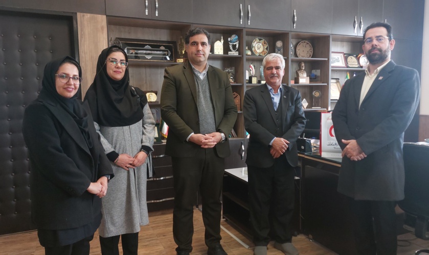 دیدار معاون سازمان انتقال خون استان خراسان رضوی با ریاست دانشگاه