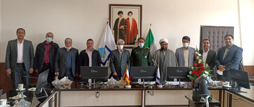 دیدار فرمانده محترم ناحیه مقامت بسیج نیشابور و هیئت همراه با سرپرست دانشگاه نیشابور