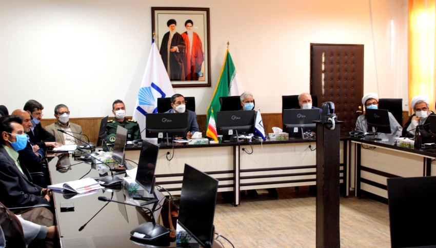 جلسه تعامل و دیدار رئیس محترم سازمان بسیج اساتید استان خراسان رضوی و هیأت همراه با سرپرست دانشگاه نیشابور