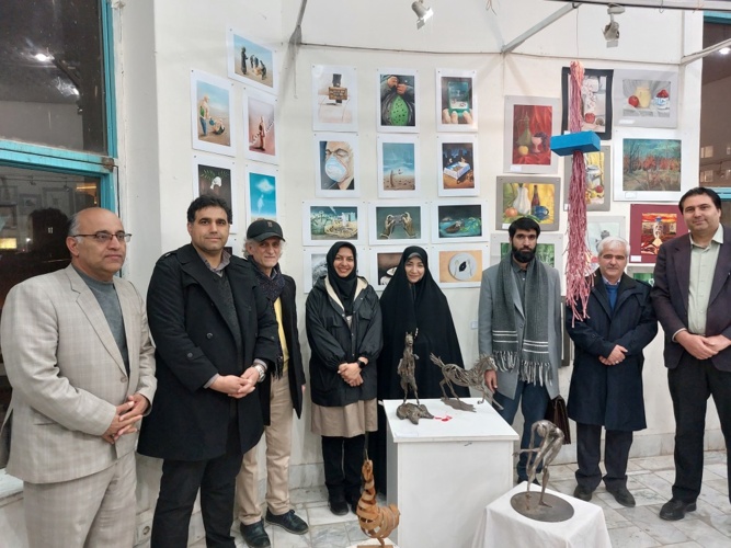 افتتاح نمایشگاه تخصصی آثار هنری دانشجویان دانشکده هنر دانشگاه نیشابور