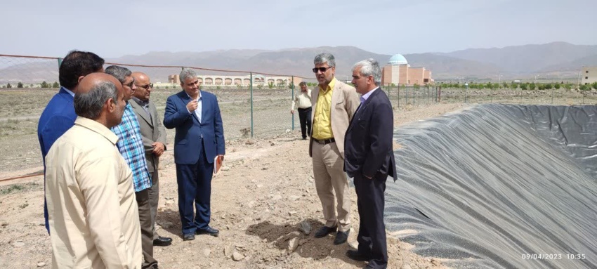 بازدید میدانی شهردار از پروژه های عمرانی دانشگاه
