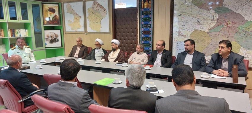 دیدار ریاست دانشگاه با فرماندهی فراجای شهرستان