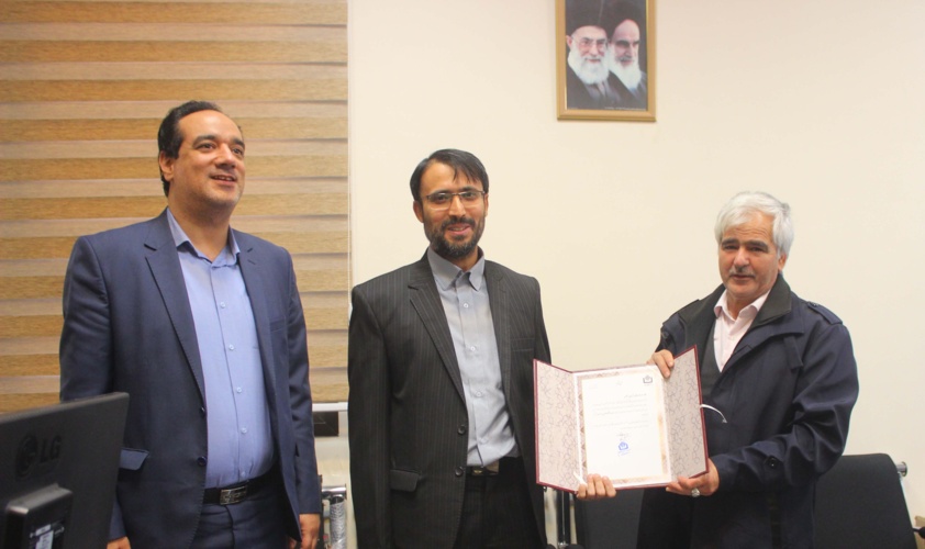 مراسم تکریم و معارفه ریاست دانشکده علوم پایه و مهندسی