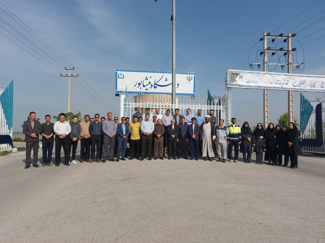 پیاده روی گروهی اعضای خانواده بزرگ دانشگاه نیشابور به مناسبت هفته سلامت