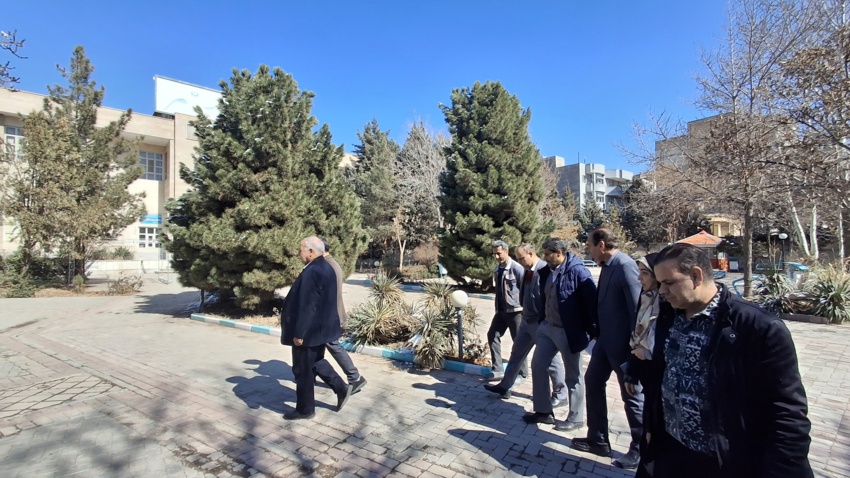 بازدید سرپرست دانشگاه از دانشکده هنر