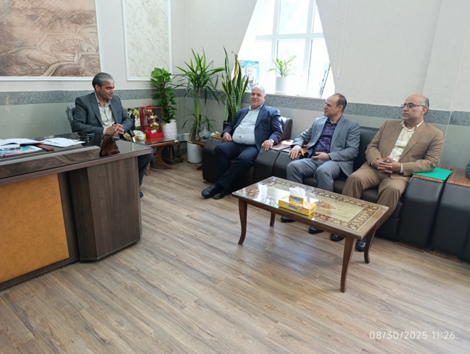 دیدار و گفتگوی ریاست دانشگاه با رئیس جدید آموزش و پرورش شهرستان نیشابور